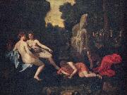 Nicolas Poussin Narcissus and Echo Sweden oil painting artist